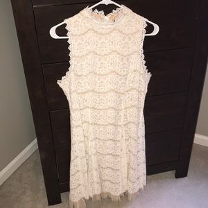White lace dress